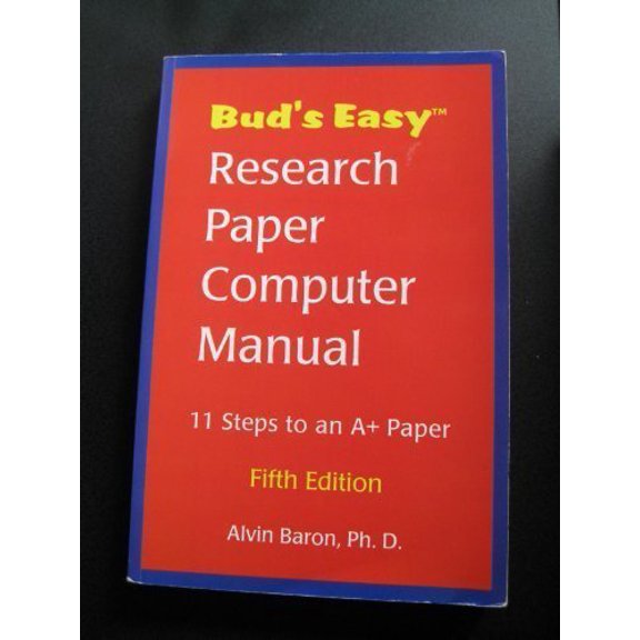 Pre-Owned Bud's Easy Research Paper Computer Manual