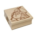 thumbnail image 1 of Budai Laughing Buddha Fat Monk Chan Square Rubber Stamp Stamping Scrapbooking Crafting - Small 1.25in, 1 of 7