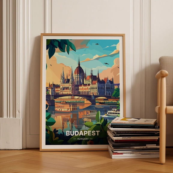 Budapest Hungary Cityscape Wall Decor