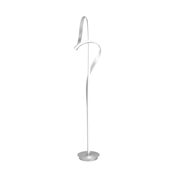 Budapest LED Silver 63" Tall Floor Lamp // Dimmable