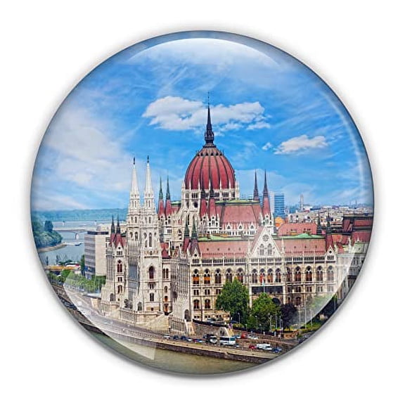 Budapest Paperweight in Gift Box, 3 Inch Crystal Dome, Perfect for House Warming Gift