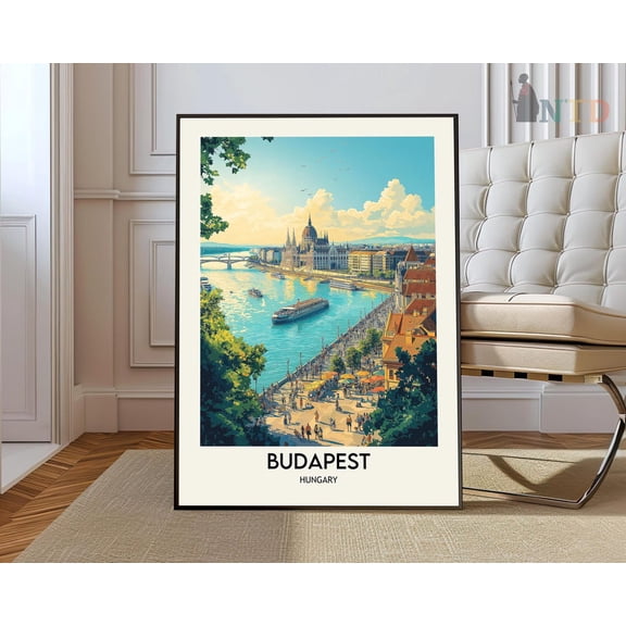 Budapest Print, Budapest Poster, Budapest Art Print, Budapestbudapest Gift, Budapest Hungary, Hungary Print, Hungary Poster Wall Art, Modern Wall Decor, 8x12 UNFRAMED