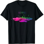 CORATO Budapest Skyline Watercolor Souvenir Hungary T-Shirt