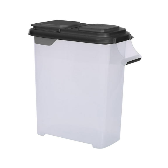 Buddeez Food Storage and Dispenser, Black (32 qt.)