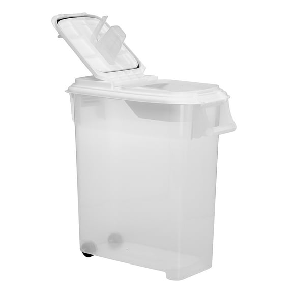 Buddeez Roll Away Dog/Cat Food Storage (Holds Up to 50 lbs.) with Wheels and Scoop
