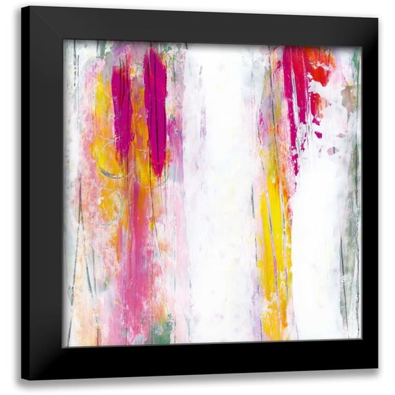 Buddenhaugen, Sophia 12x12 Black Modern Framed Museum Art Print Titled - Garden Abstraction 9
