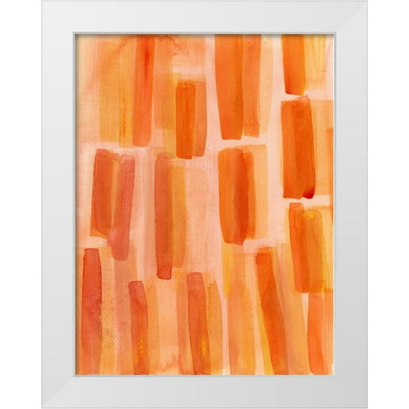 Buddenhaugen, Sophia 12x14 White Modern Wood Framed Museum Art Print Titled - Garden Abstraction 12