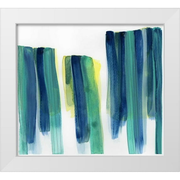 Buddenhaugen, Sophia 16x15 White Modern Wood Framed Museum Art Print Titled - Garden Abstraction 21
