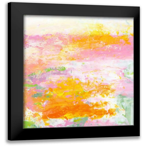 Buddenhaugen, Sophia 20x20 Black Modern Framed Museum Art Print Titled - Garden Abstraction 14