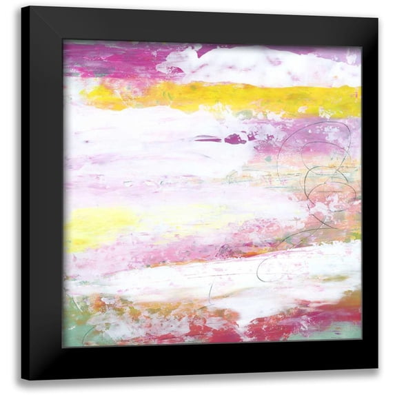 Buddenhaugen, Sophia 20x20 Black Modern Framed Museum Art Print Titled - Garden Abstraction 4