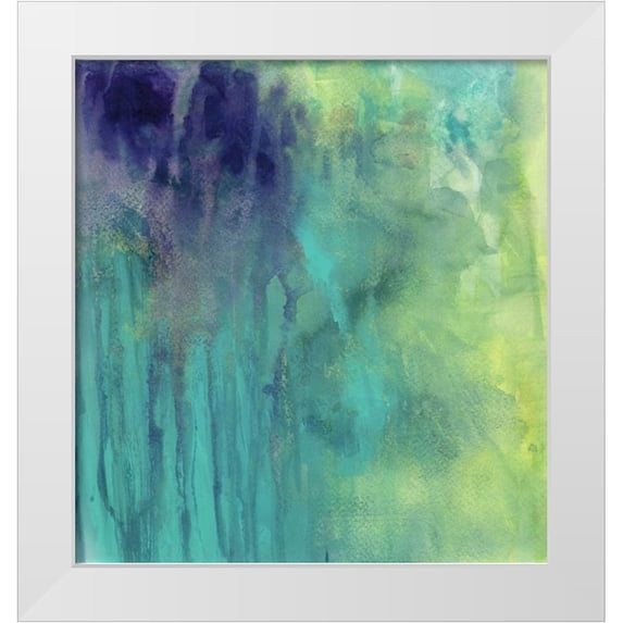 Buddenhaugen, Sophia 26x27 White Modern Wood Framed Museum Art Print Titled - Garden Abstraction 29