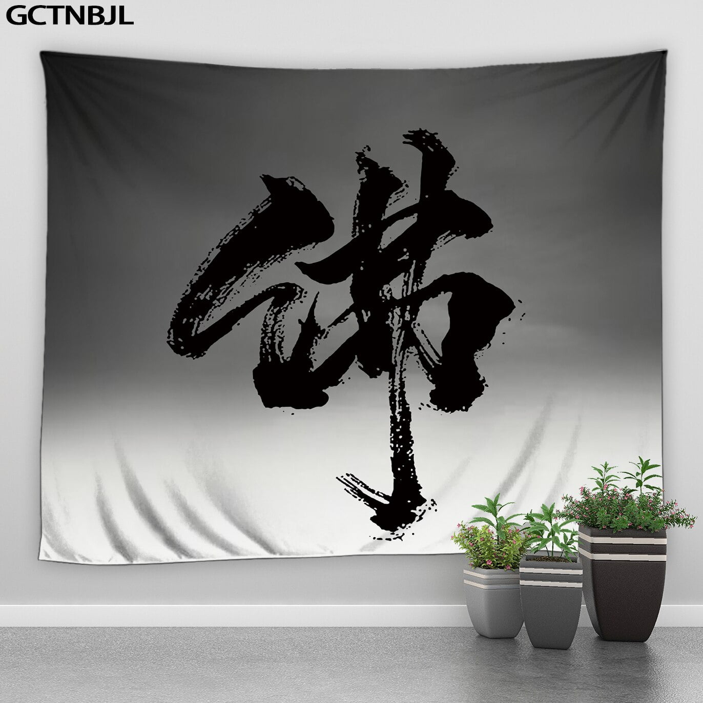 Buddha Big Tapestry Chinese Style Home Background Art Decor Hippie Wall