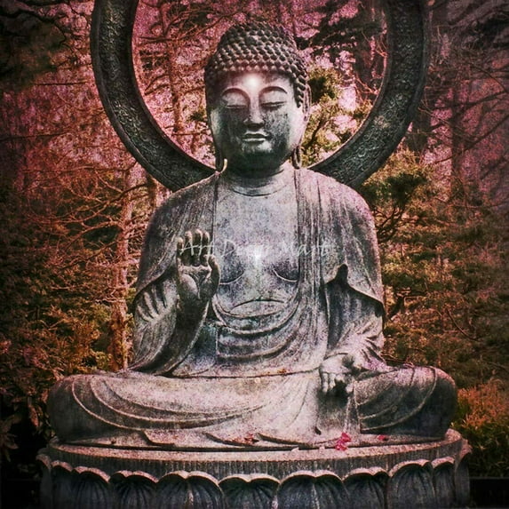 Buddha Blessing - CANVAS OR WALL ART PRINT