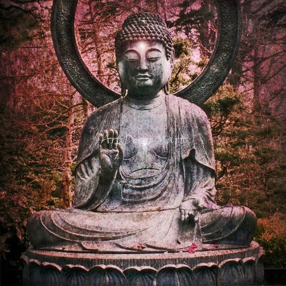 Buddha Blessing - CANVAS OR WALL ART PRINT
