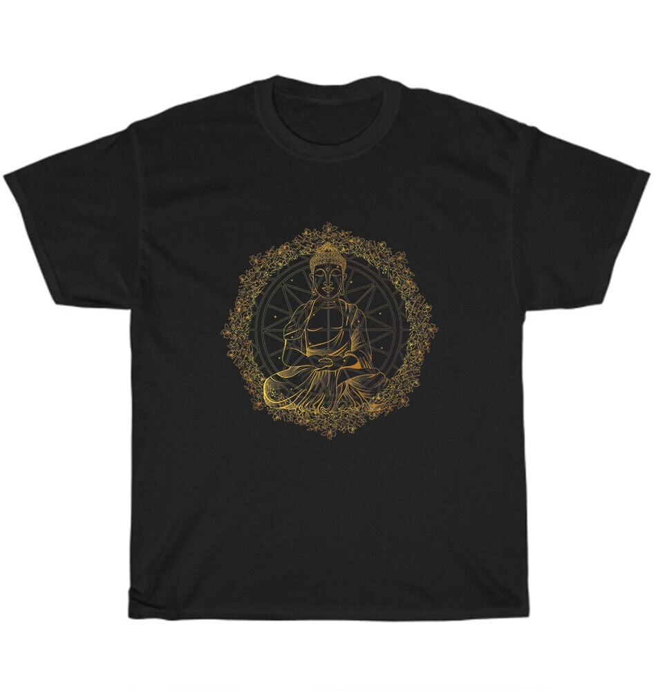 Buddha Buddhist T-Shirt Meditation YingYang Zen Yoga Relax Enjoy Unisex ...