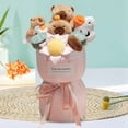 thumbnail image 1 of Buddha Capybara Flower Bouquet Doll, Soft Rabbit Wool Kapibala Toy - Valentine's Day Birthday Surprise Gift, 1 of 7