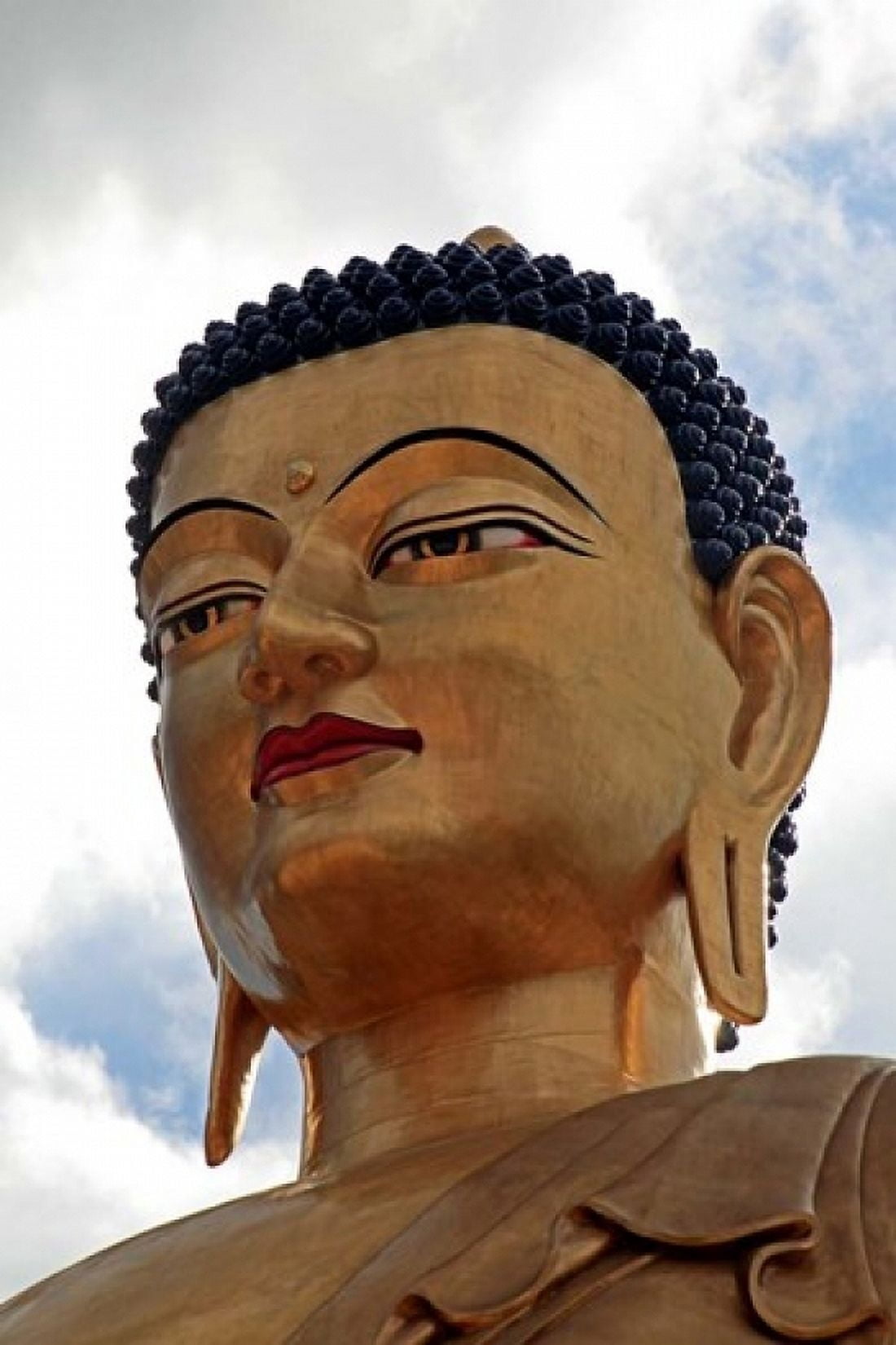 Buddha Dordenma Statue Thimphu Bhutan Canvas Art - Kymri Wilt DanitaDelimont (18 x 24)