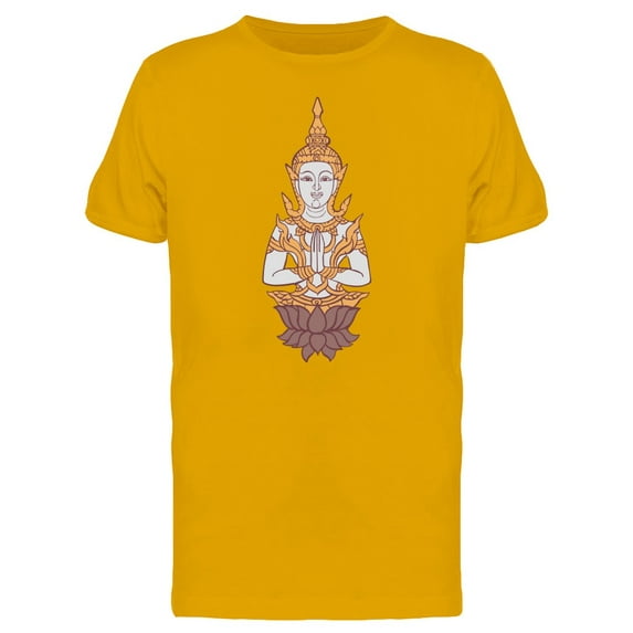 Buddha Gold Ornaments T-Shirt Men -Image by Shutterstock, Male XX-Large