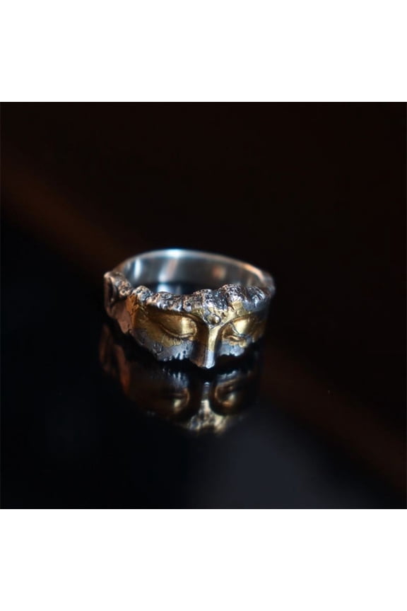 Buddha Guardian Ring Hand Carved Vintage Zodiac Amulet Unisex Jewelry Spiritual Protection Gift for Men Women