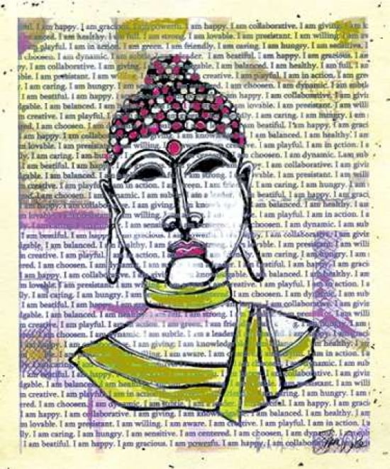 Buddha I Canvas Art - Shanni Welsh (20 x 24)