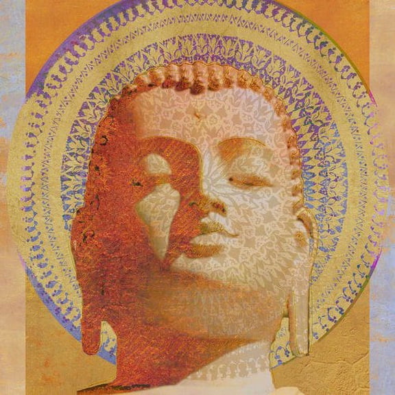 "Buddha II" Painting Print on Wrapped Canvas
