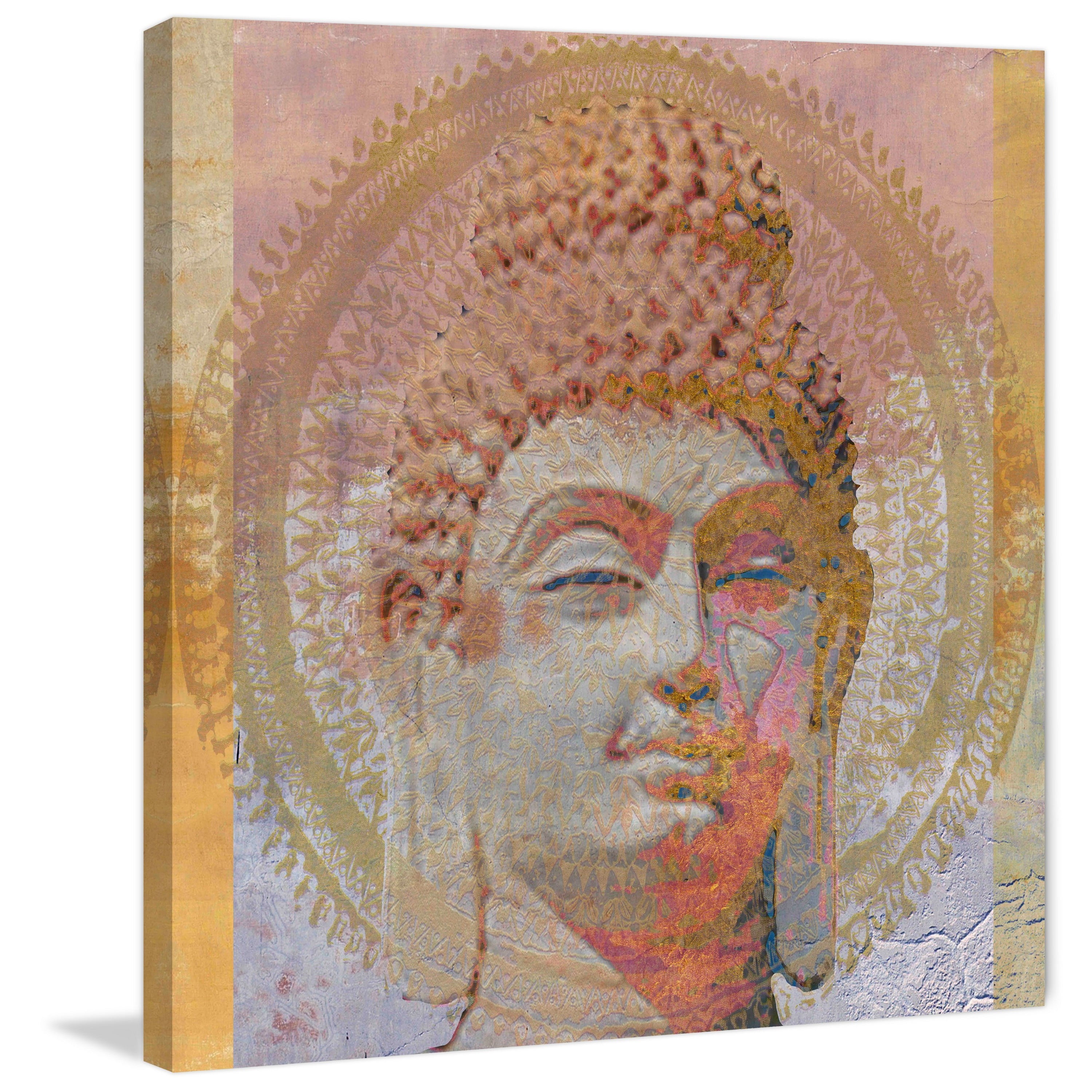 "Buddha III" Painting Print on Wrapped Canvas