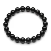 Buddha & Karma Black Tourmaline Beads Protection Bracelet
