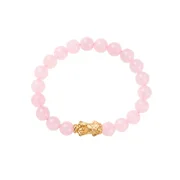 Buddha & Karma Rose Quartz Pixiu Love & Abundance Bracelet