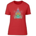 thumbnail image 1 of Buddha Over Hexagon Mandala T-Shirt Women -Image by Shutterstock, Female 3X-Large, 1 of 2