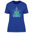 thumbnail image 1 of Buddha Over Hexagon Mandala T-Shirt Women -Image by Shutterstock, Female Large, 1 of 2