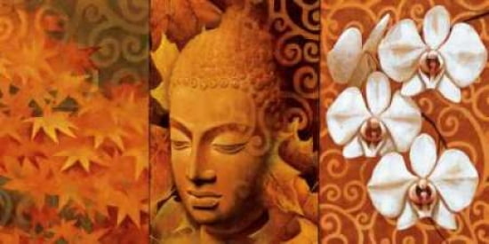 Buddha Panel II Canvas Art - Keith Mallett (10 x 20)
