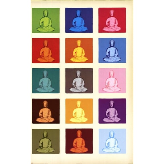 Buddha - Pop Art Poster (24 x 36)