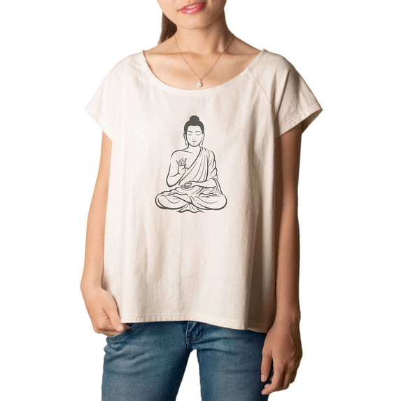 Buddha Shakyamuni -7 Print 100% Cotton Fashion Plus Size T-shirt Tee WTS_01 2XL