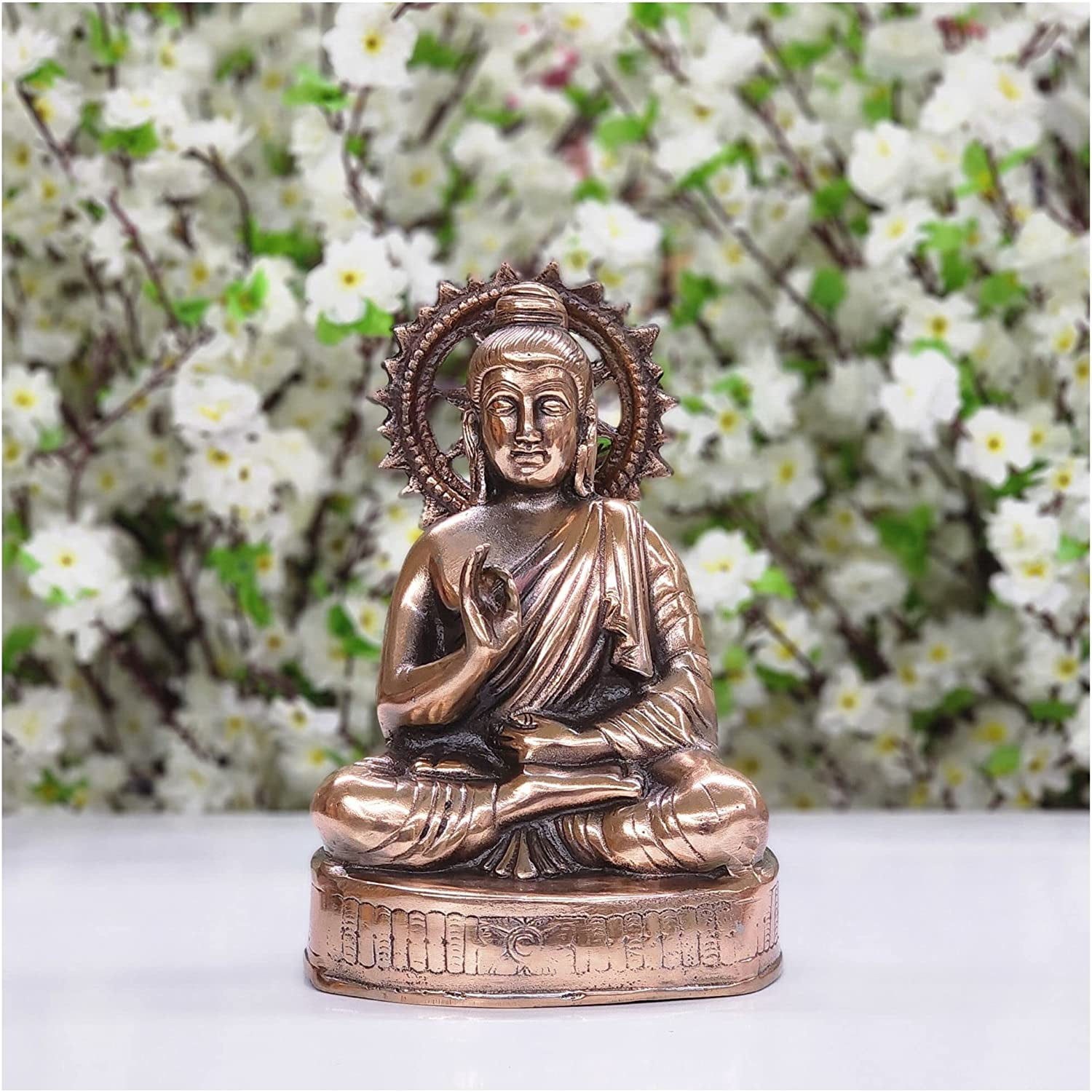 Buddha Statue in Bronze Buddha Idol Outdoor Indoor Buddhist Deity ...