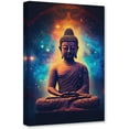 thumbnail image 1 of Buddha Statue Cosmic Background Canvas Wall Art Buddha Statue Art Poster Wall Canvas Painting for Bedroom Living Room Decor(Buddha-7 12 * 18inch), 1 of 6