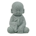 thumbnail image 1 of Buddha Stone-Statue Little Buddhist Monks Tibetan Buddhism Figurines Zen Garden Ornament Meditation Home Aquarium-Decoration, 1 of 9