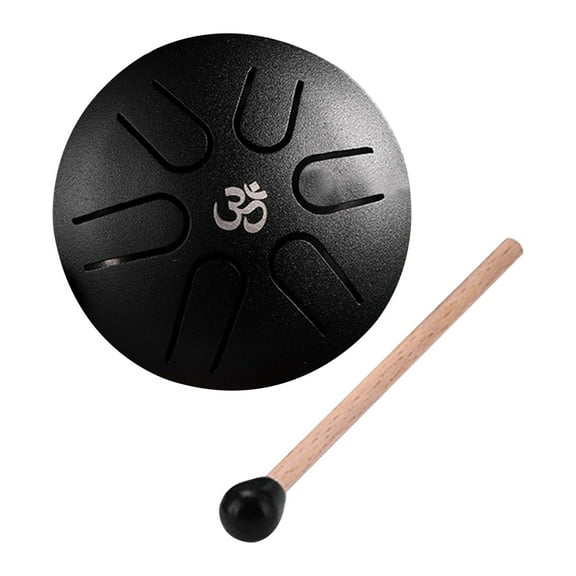 Buddha Stones Mini Steel Tongue Drum, Mini Handpan Drum, Worry- Drum, Handpan Drum, For Kids Adults Education Entertainment Yoga Zen Gifts