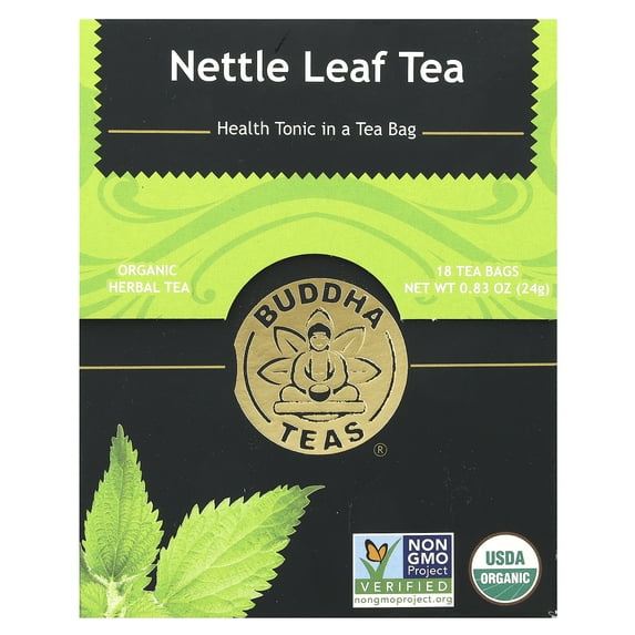 Buddha Teas Nettle Leaf Organic Tea, 18 Count