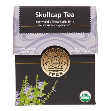Buddha Teas Skull Cap Tea, 18 Ct