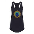 thumbnail image 1 of Buddha�s Face Over Mandala  Tank Women -Image by Shutterstock, Female Medium, 1 of 4