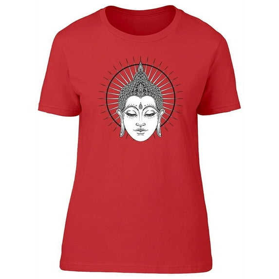 Buddha's Head Over Ring T-Shirt Women -Image by Shutterstock, Female 3X-Large