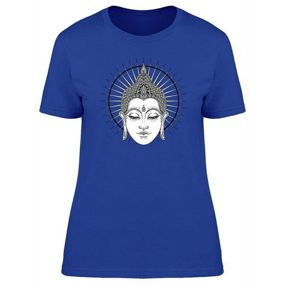 Buddha's Head Over Ring T-Shirt Women -Image by Shutterstock, Female Small