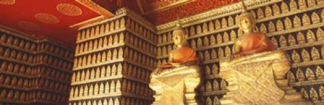 Buddhas Wat Xien Thong Luang Prabang Laos Canvas Art - Panoramic Images (18 x 6)