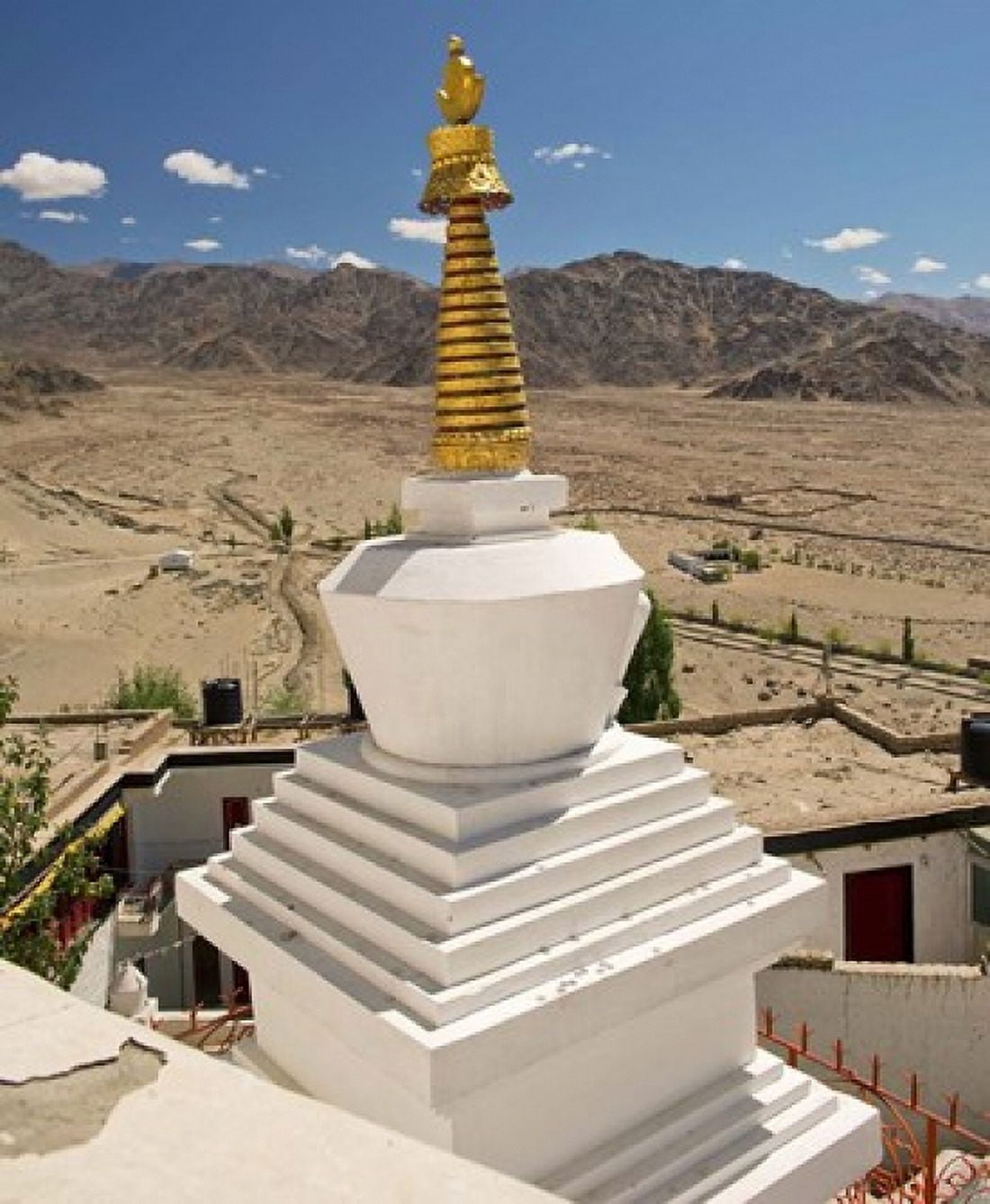 Buddhism Gompas and Chortens Ladakh India Canvas Art - Jaina Mishra DanitaDelimont (18 x 22)