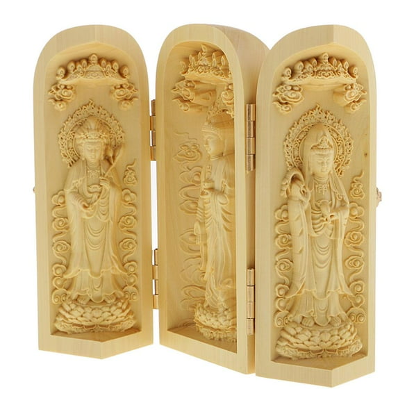 Buddhism Statues -Yin Statue Statute Carved for Collector - Style-1, as described