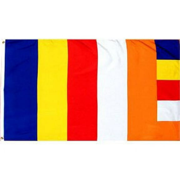 Buddhist - 3'X5' Polyester Flag