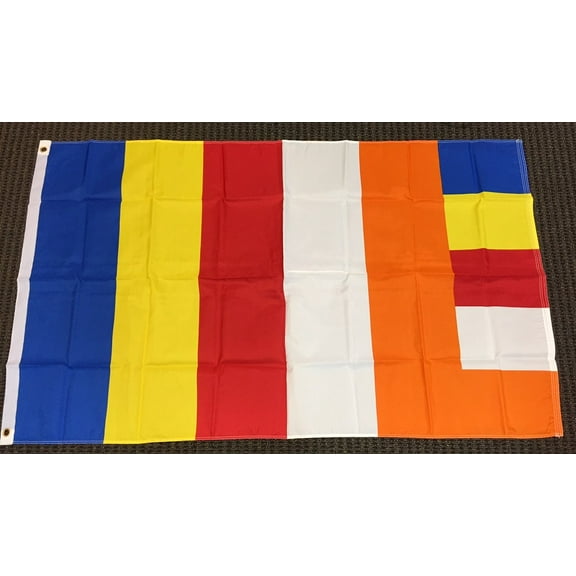 Buddhist Flag 3x5ft Poly