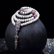 Buddhist Mala Prayer Beads Bracelet Necklace 108 Bodhi Beads Unisex Meditation Yoga Spiritual Jewelry