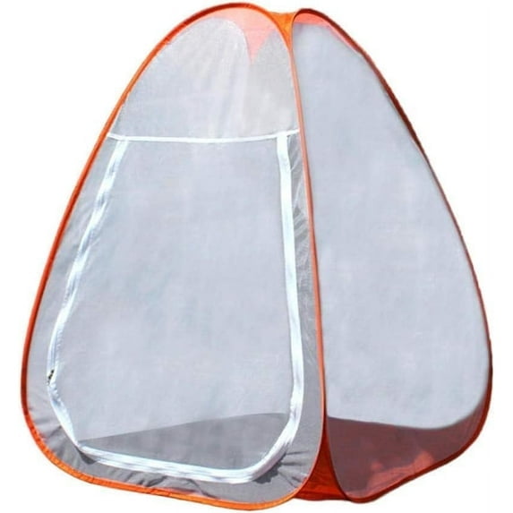 Buddhist Meditation Tent Single Net Tent Temples Sit-in Free-Standing Shelter Cabana Quick Folding Outdoor Camping Tent