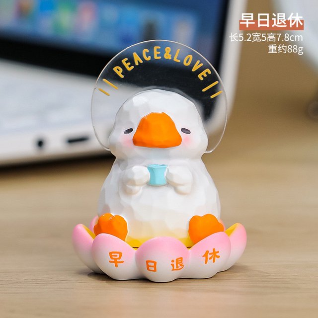 Buddhist workers around the early retirement desktop emotional